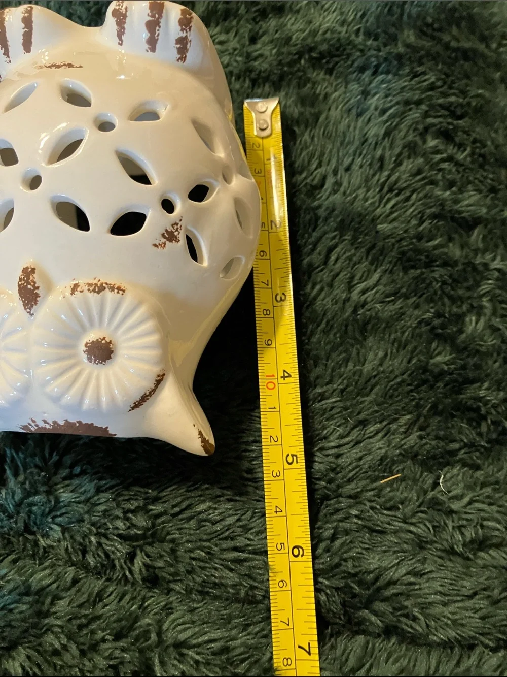 Owl votive candle holder and votive candles